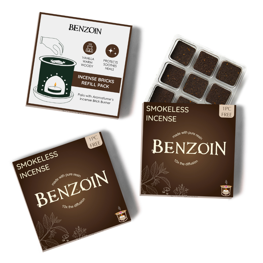 Benzoin Incense Brick Pack – Aromafume - USA