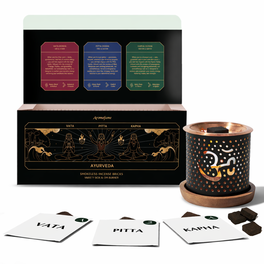 Ayurveda Incense Bricks & Burner Set – Aromafume - USA