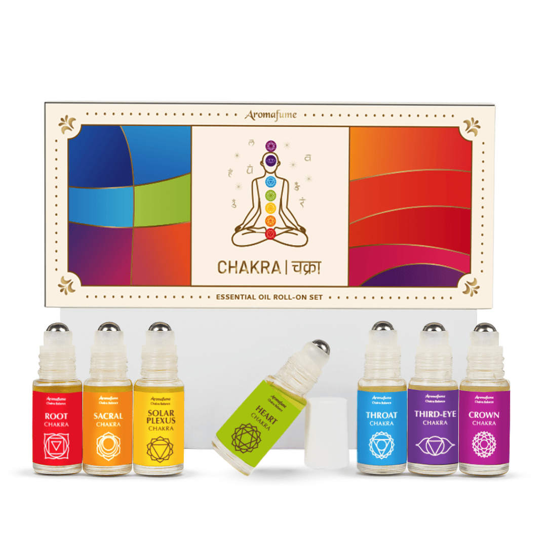 7 Chakra Oil Roll-On & Diffuser Gift Set – Aromafume – Aromafume - USA