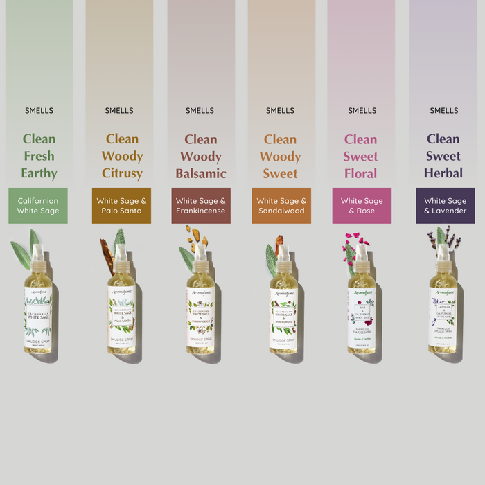 White Sage Smudge Spray Gift Set