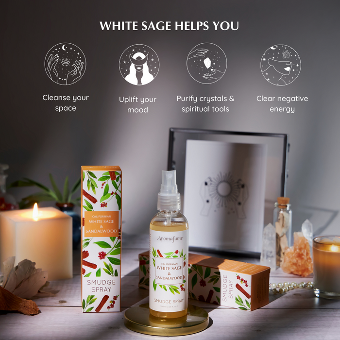 White Sage & Sandalwood Smudge Spray