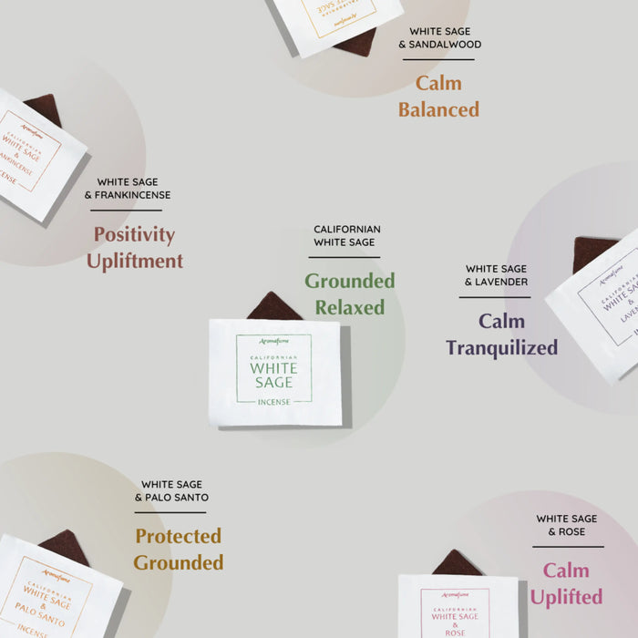 White Sage leaves you feeling grounded, relaxed, calm and positive