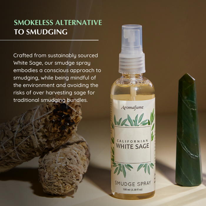 White Sage Smudge Spray Gift Set