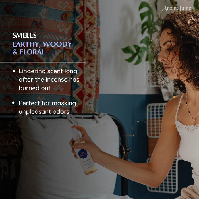 Nag Champa mist spray to mask unpleasant odors