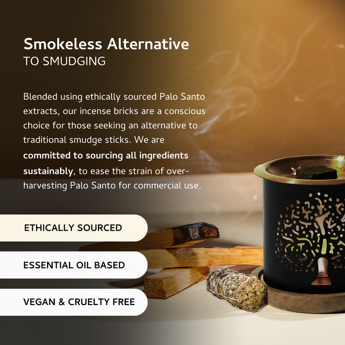 Palo Santo & White Sage Incense Bricks Refill Pack