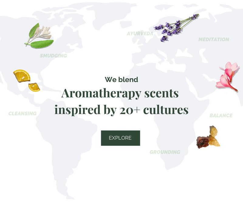 Explore aromatherapy traditions from across the world with our blends
