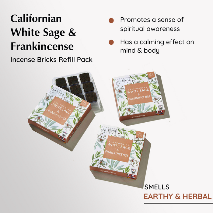 White Sage & Frankincense Smokeless Incense Kit
