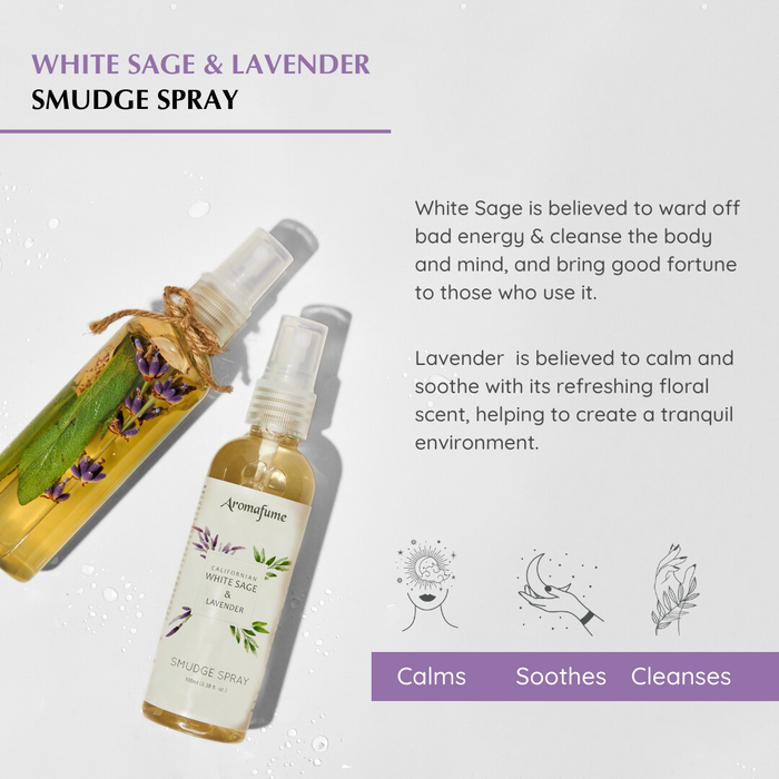 White Sage & Lavender Smudge Spray