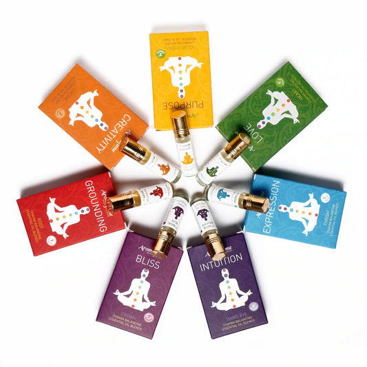 7 Chakra Essential Oil Aromatherapy Roll On Set