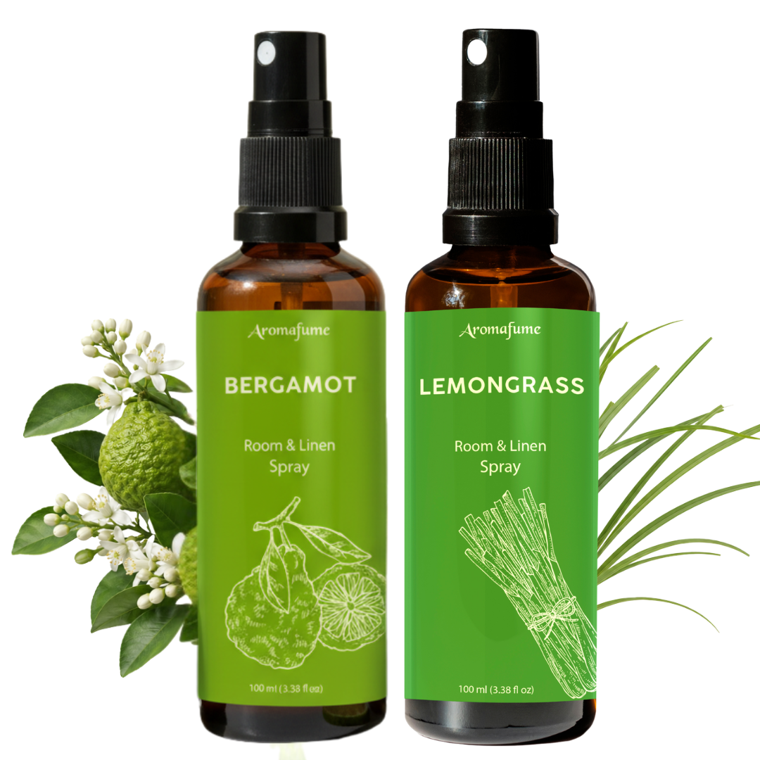 Vaporisateur d'ambiance et de linge Bergamote + Citronnelle