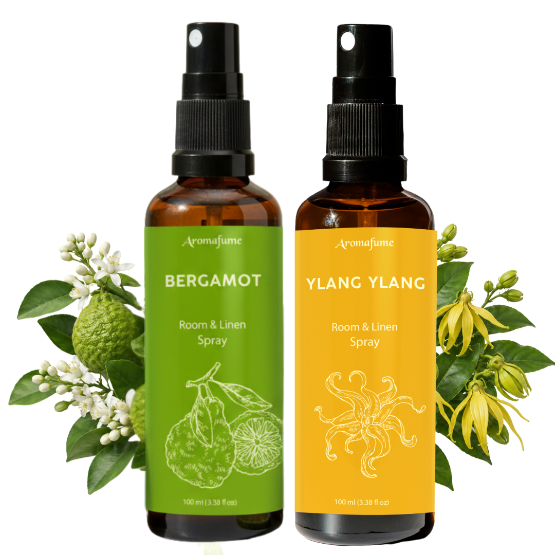 Vaporisateur d'ambiance et de linge Bergamote + Ylang Ylang