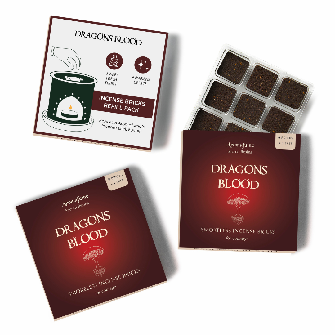 Dragon's Blood smokeless incense bricks refill pack