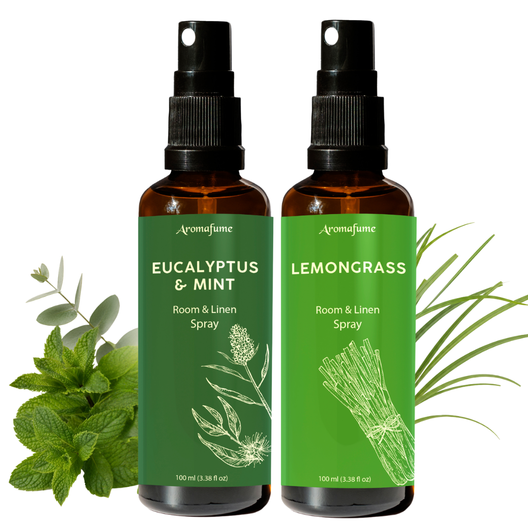Vaporisateur d'ambiance Eucalyptus & Menthe + Citronnelle
