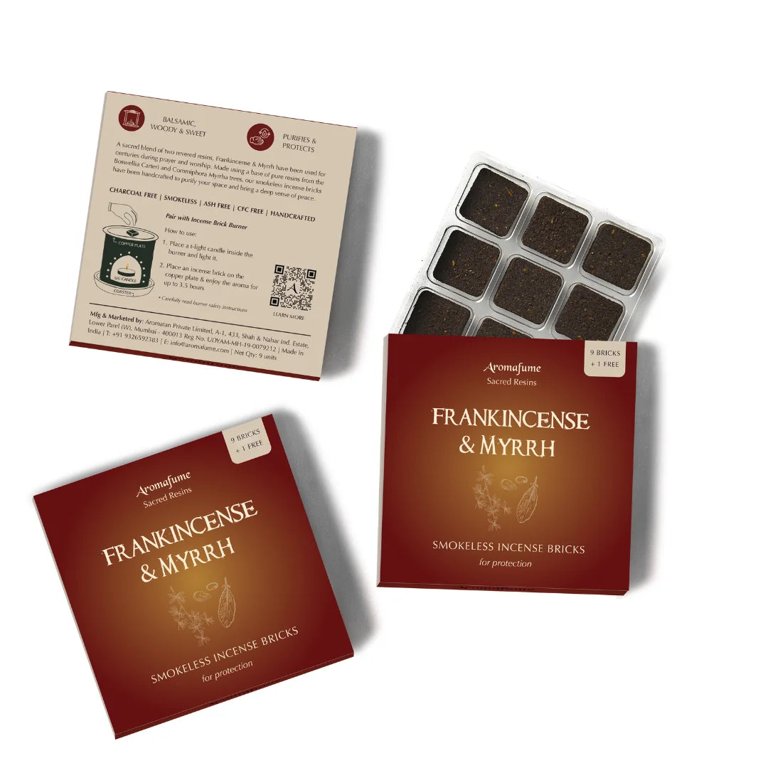 Frankincense & Myrrh Incense Bricks Refill Pack