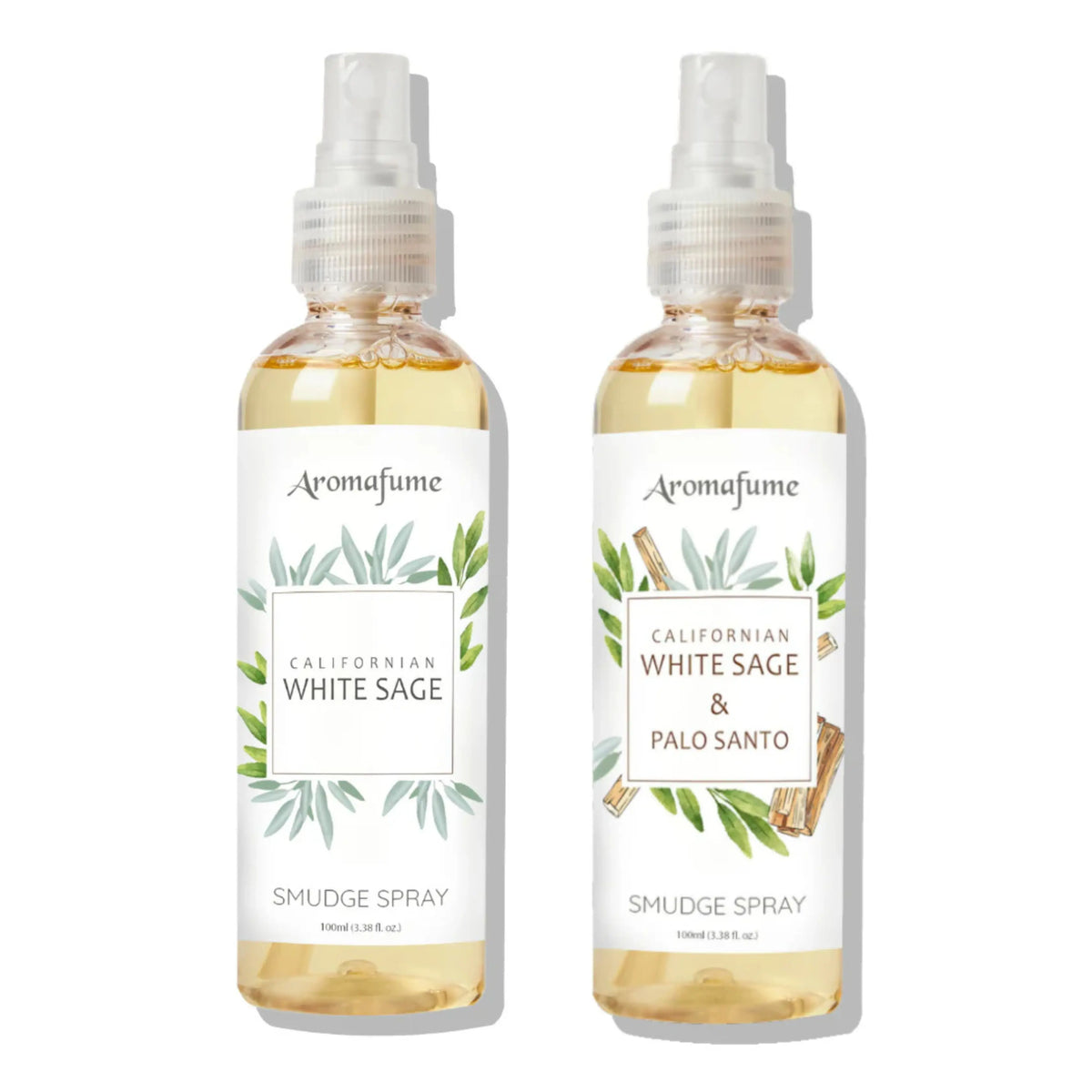 White Sage Smudge Spray and White Sage & Palo Santo Smudge Spray Duo