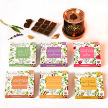 White Sage Smokeless Incense Bricks & Tree of Life Burner Super Set