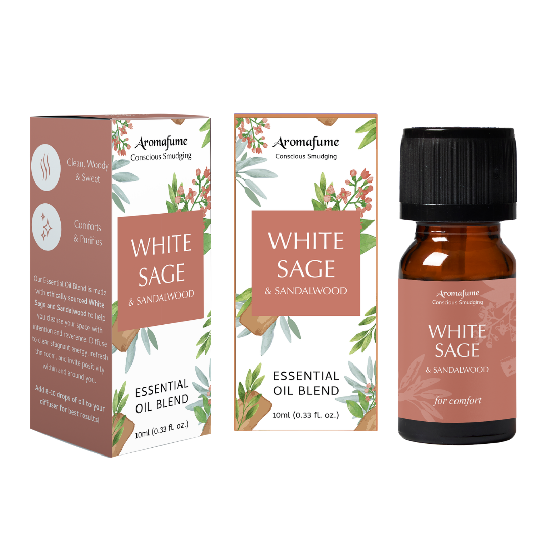 Huile essentielle de Sauge blanche et de Bois de santal