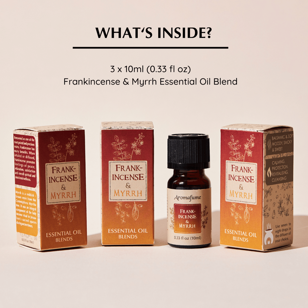 Frankincense & Myrrh Essential Oil — Aromafume Discover the Power of