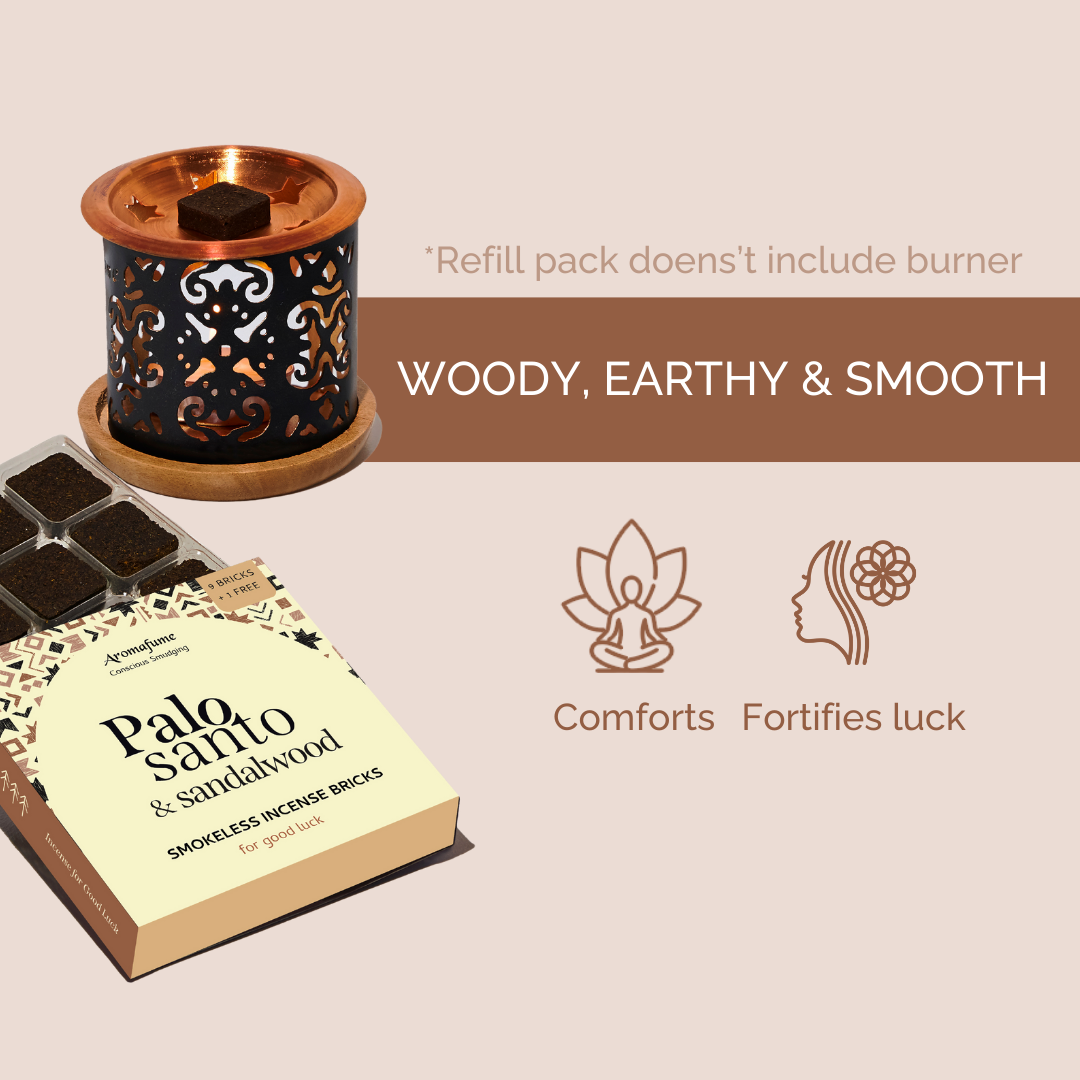 Palo Santo & Sandalwood Incense Bricks Refill Pack