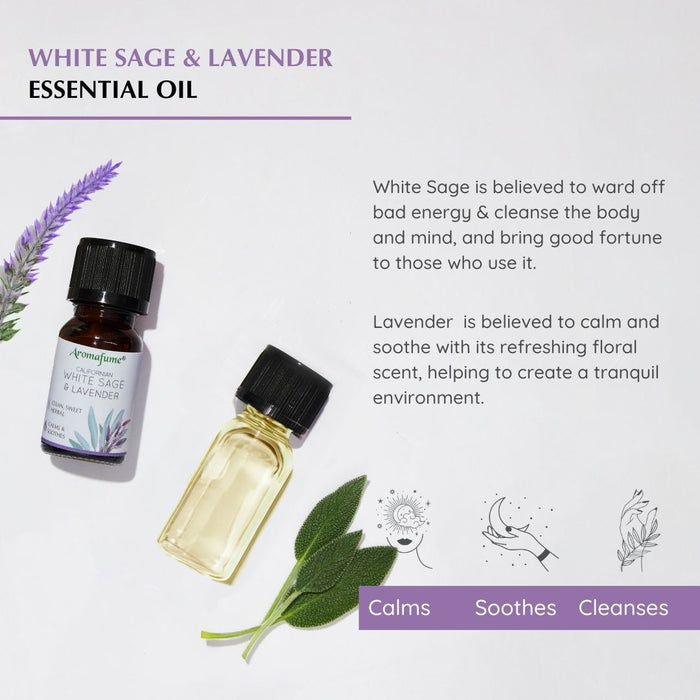 White Sage & Lavender Essential Oil