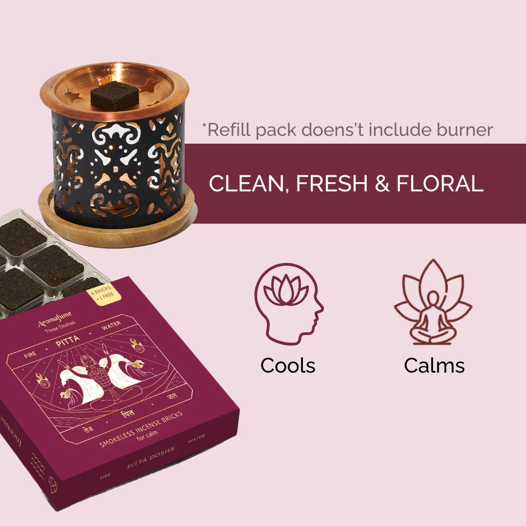 Pitta Dosha Incense Brick Refill Pack