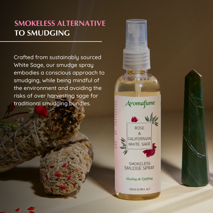 White Sage & Rose Smudge Spray