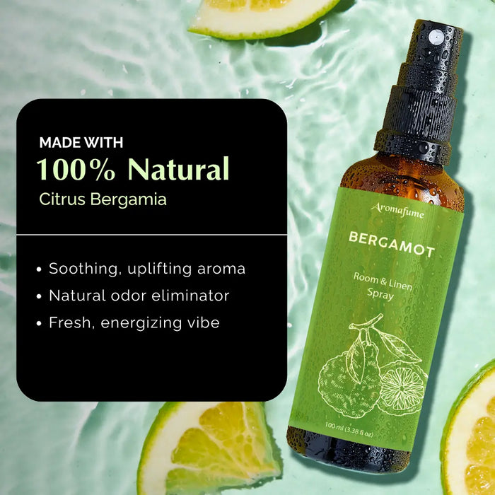 Bergamot Natural Room & Linen Spray