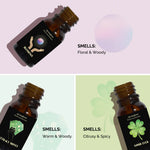 Floral, woody, warm, citrusy & spicy scent profiles of Fortune’s Favor Oils – rich, uplifting & energizing.