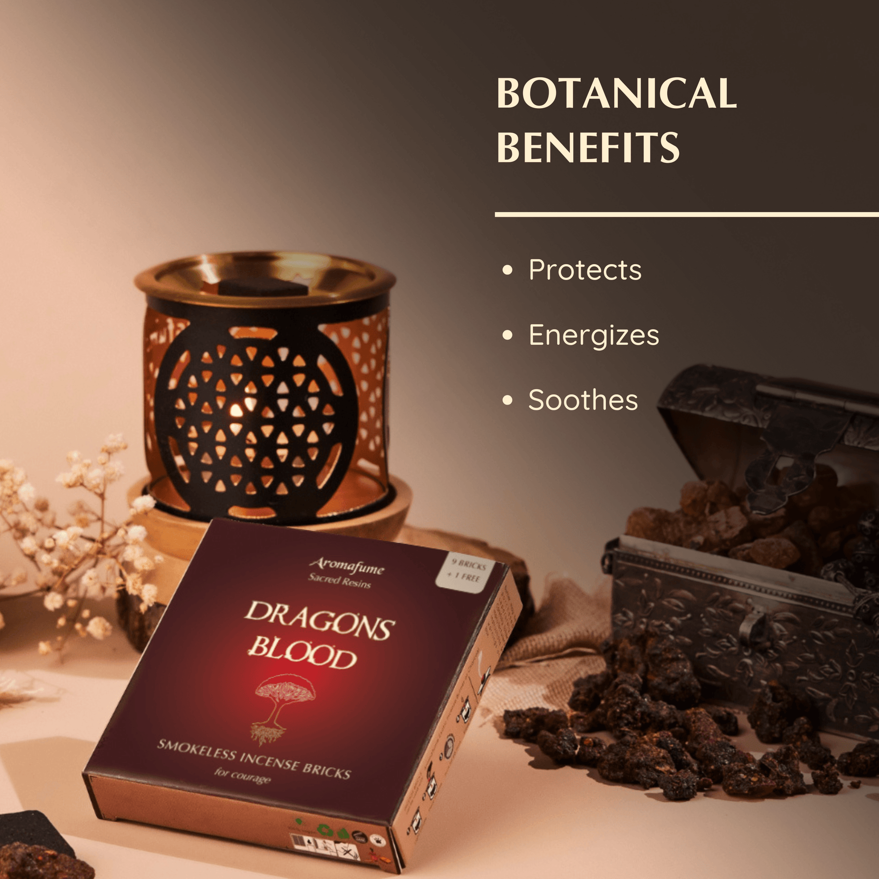 Botanical Benefits - It protects, energizes and soothes.