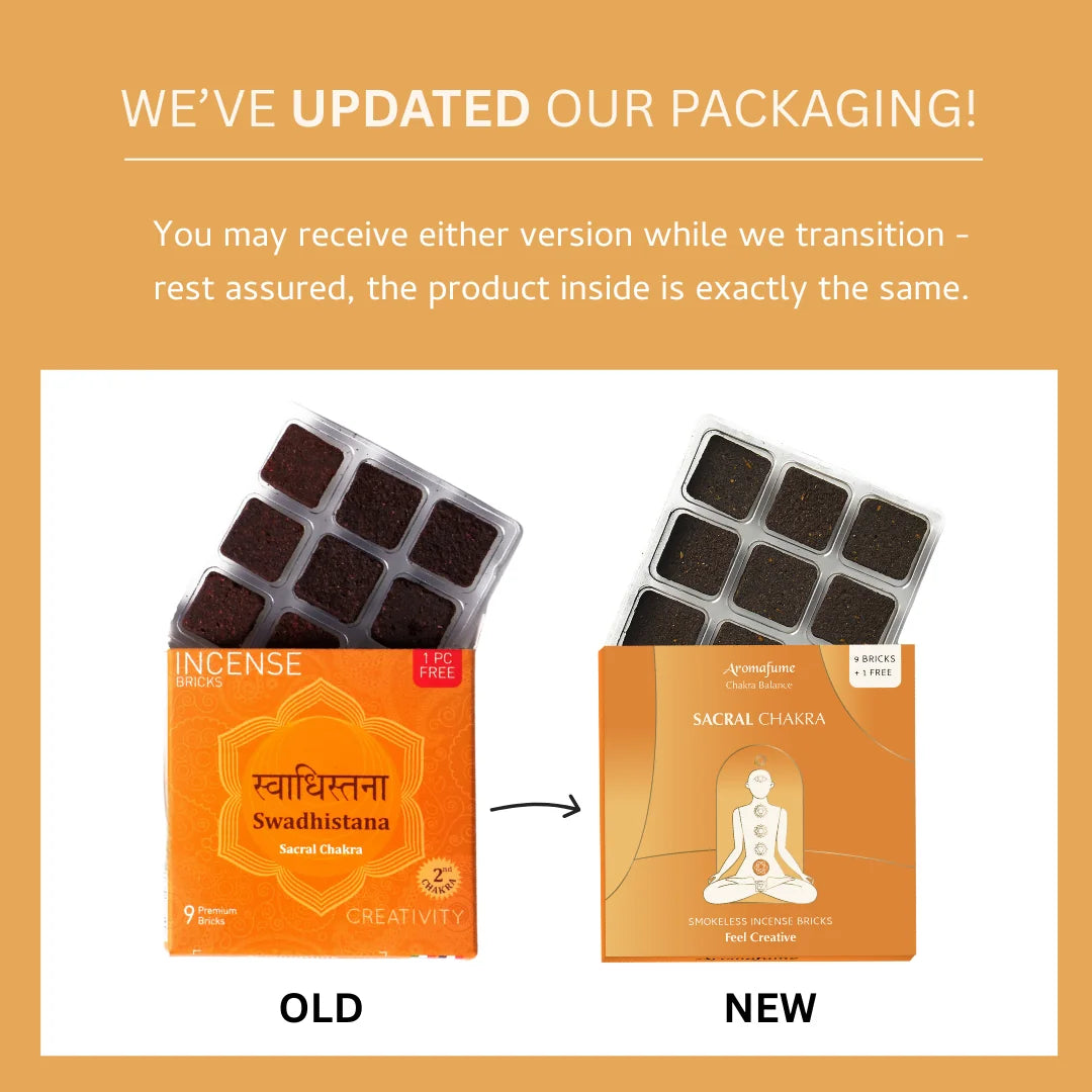 2nd - Sacral Chakra Incense Bricks Refill Pack