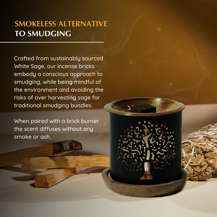 White Sage & Sandalwood Incense Refill Pack