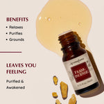 Frankincense oil: Purifies the aura, enhances awareness, and promotes grounding energy