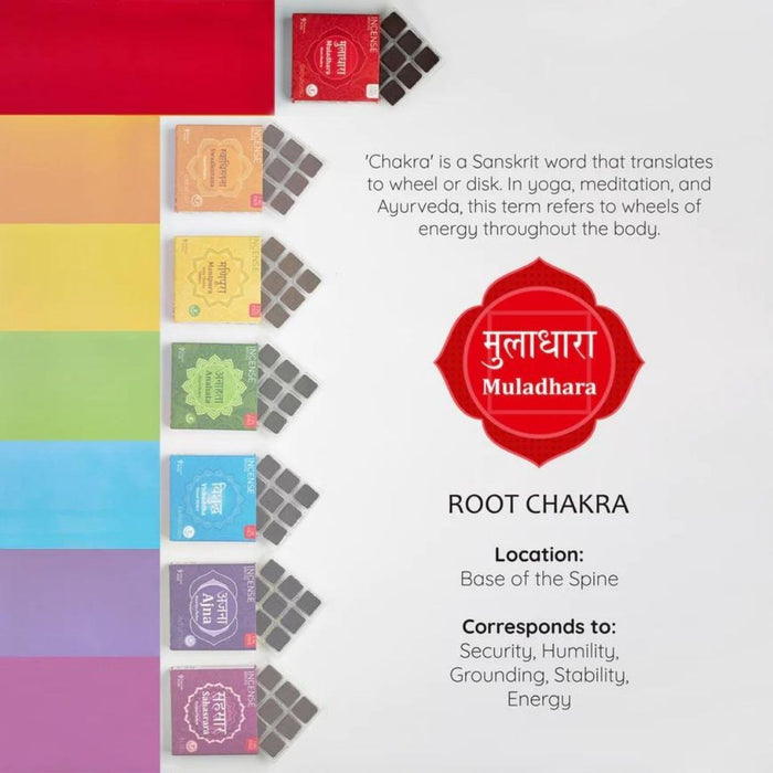 1st - Root Chakra Incense Bricks Refill Pack