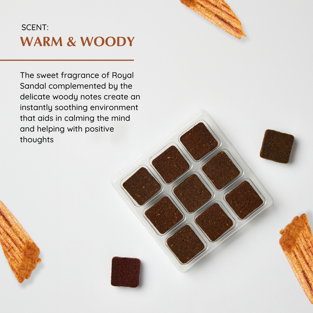 Incense Bricks are smokeless, no mess, easy to use, handcrafted with 100% natural ingredients