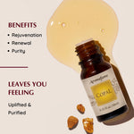 Copal oil: Cleanses energy, promotes deep relaxation, and brightens your environment