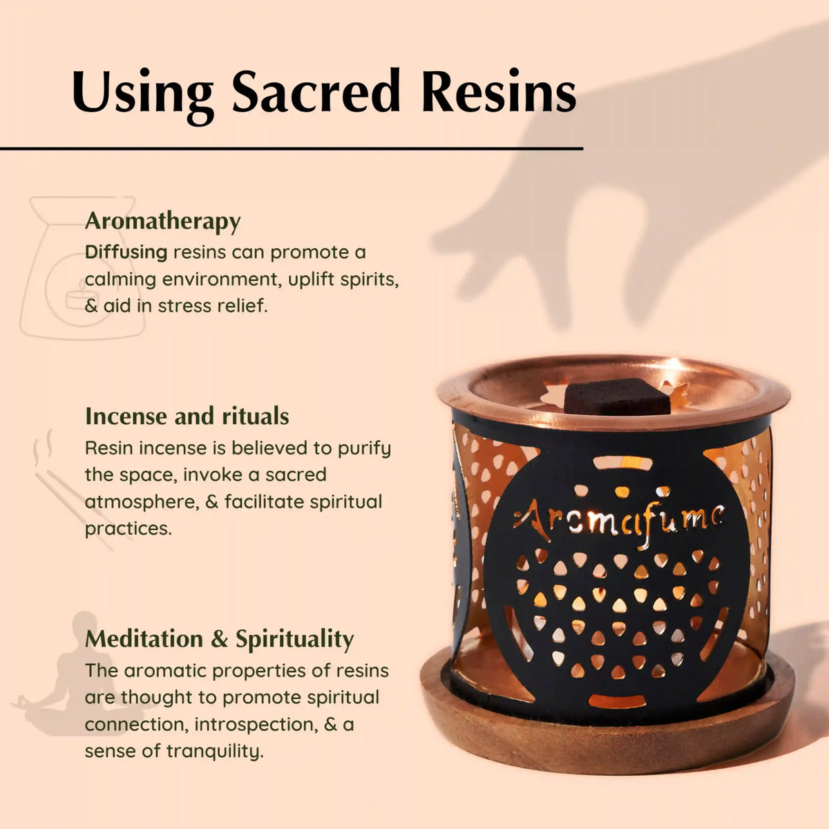 Sacred Resins used for - Aromatherapy, Meditation & spiritual practices and to purify your space to invoke a sacred atmosphere
