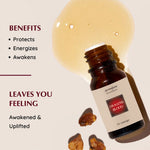 Dragon’s Blood oil: Protects your aura, boosts focus, and strengthens spiritual awareness
