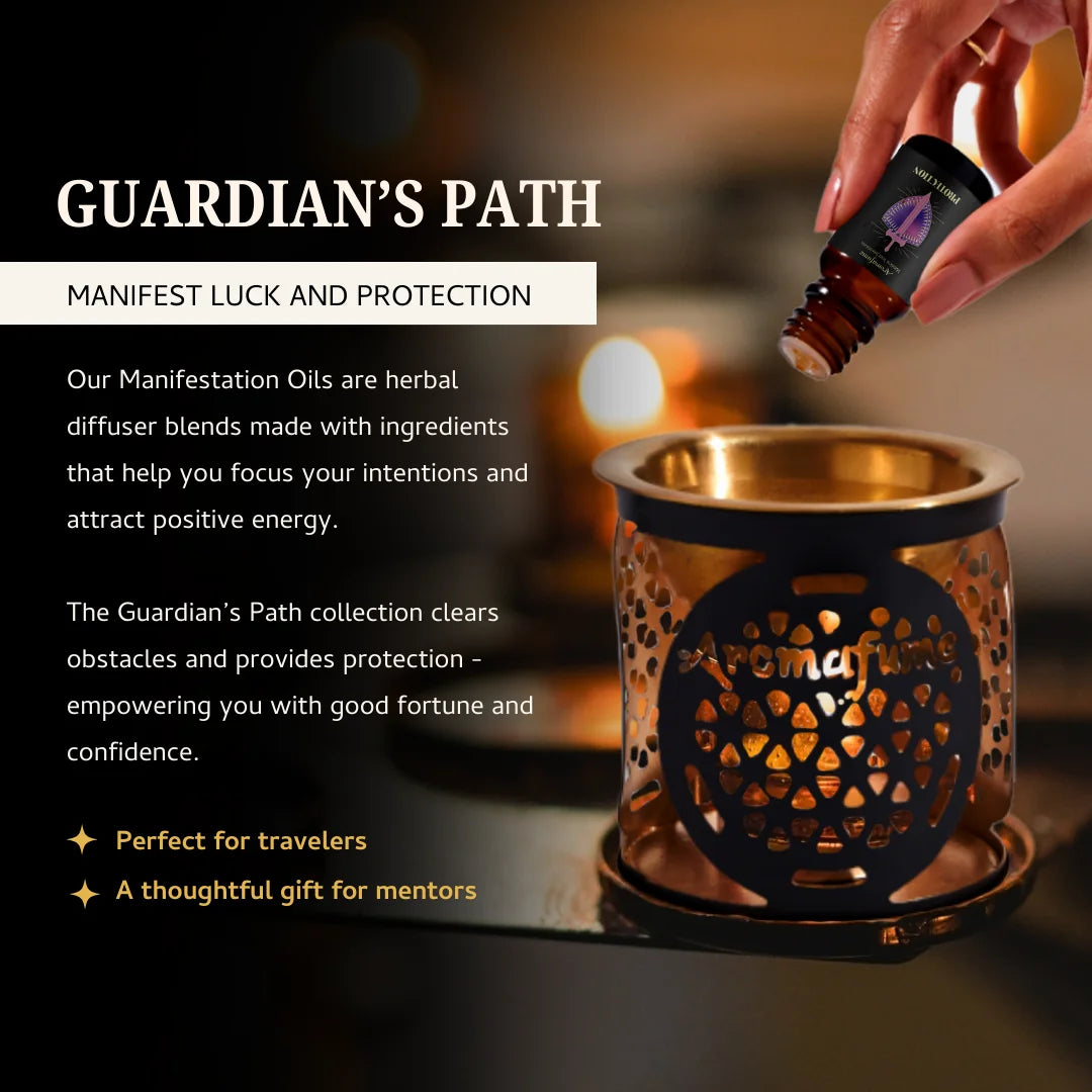Guardian’s Path Oils manifest luck, safety & open doors—ideal for travelers, seekers & those embracing new journeys.