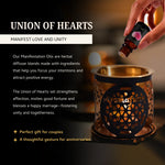 Union of Hearts Oils manifest love, attract blessings, and strengthen relationships—perfect for emotional well-being.
