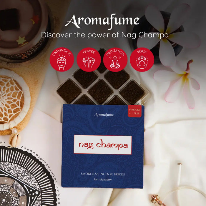 Nag Champa incense for relaxation, meditation, yoga and prayer