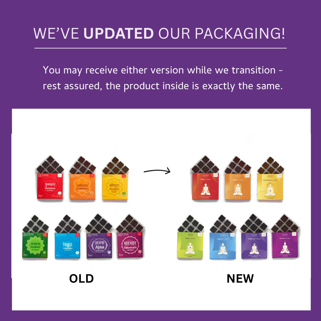 7 Chakra Incense Bricks Refill Pack