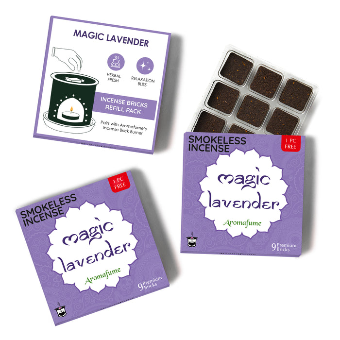 Magic Lavender Incense Bricks Refill Pack