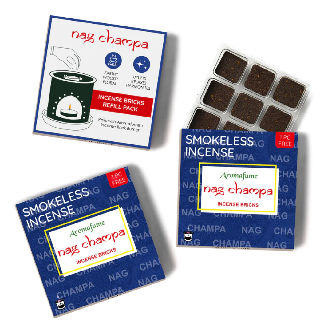 Nag Champa Incense Bricks Refill Pack — Aromafume - Discover the Power of  Scent (USA)