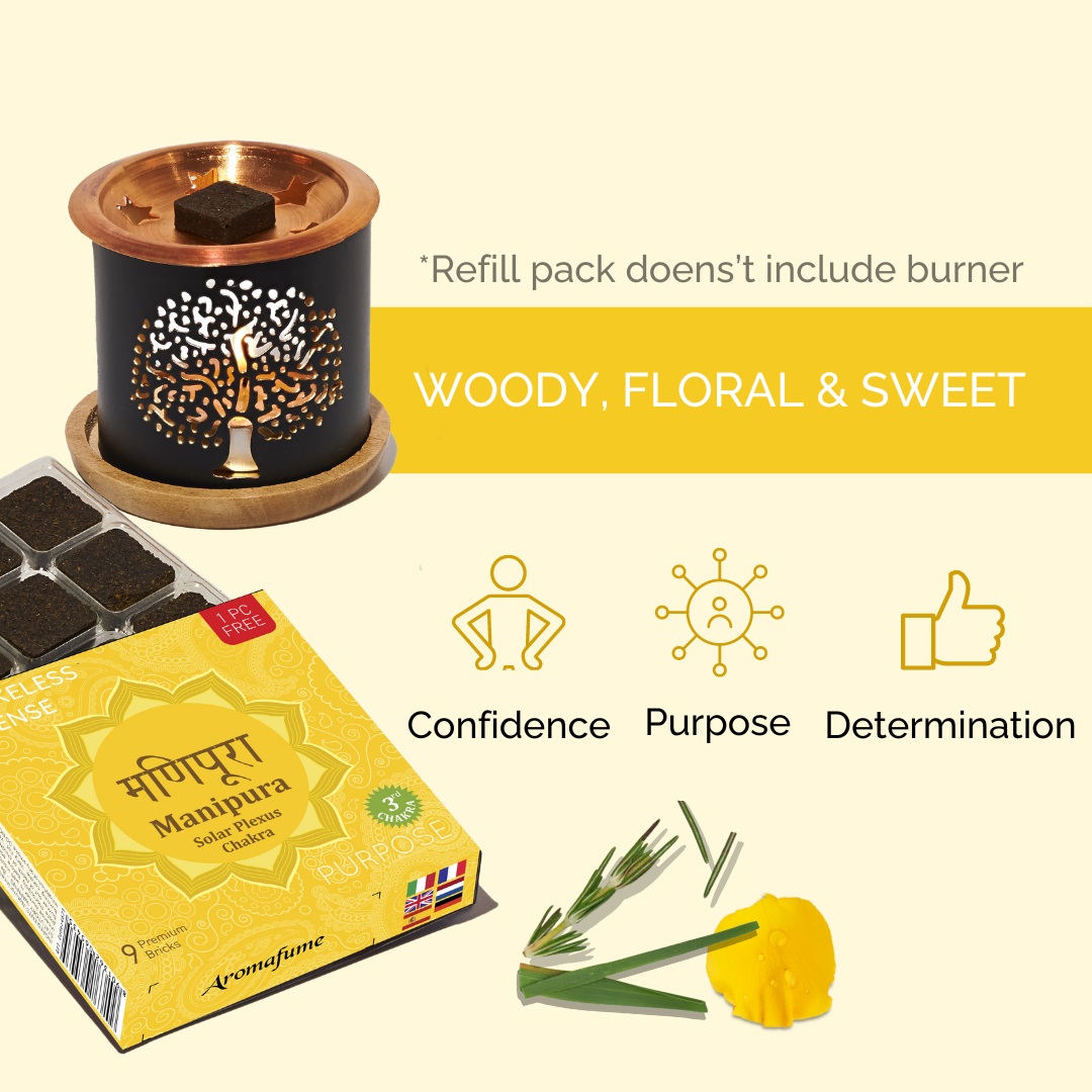 3rd - Solar Plexus Incense Bricks Refill Pack