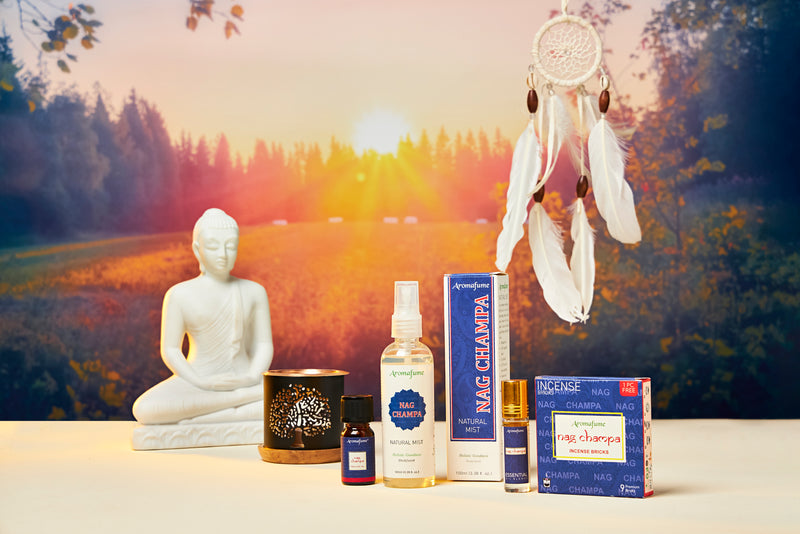 Nag Champa Mist & Essential Oil Wellness Kit — Aromafume