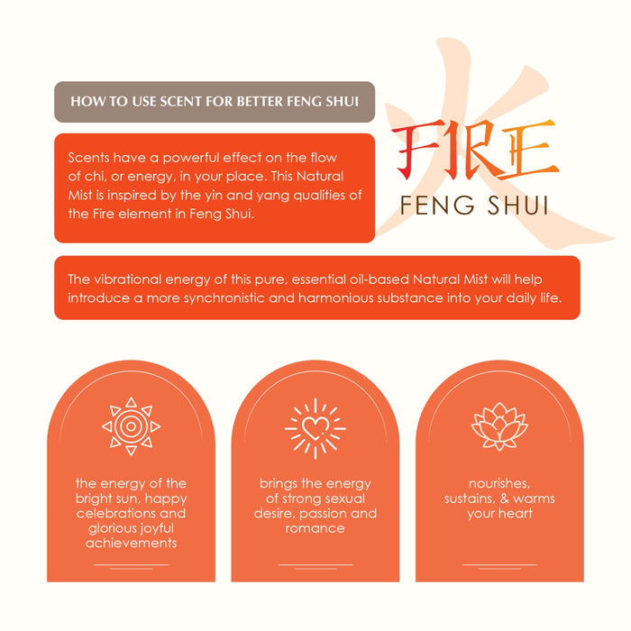 Fire Element - Feng Shui Natural Mist