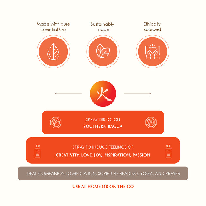 Fire Element - Feng Shui Natural Mist