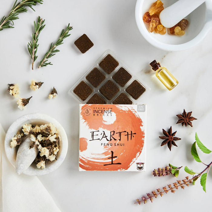 Earth Element - Feng Shui Incense Brick Set