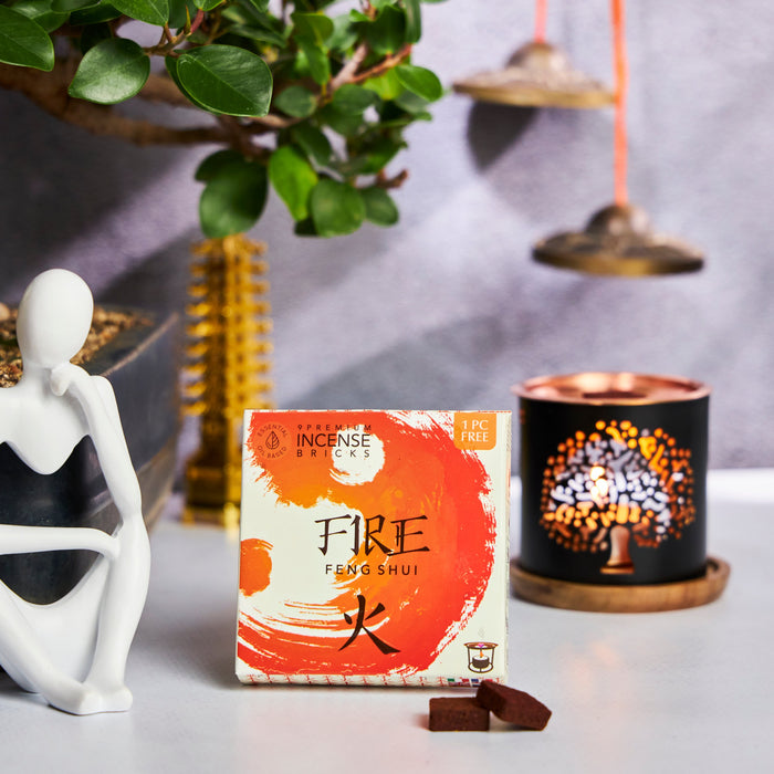 Fire Element - Feng Shui Incense Brick Set