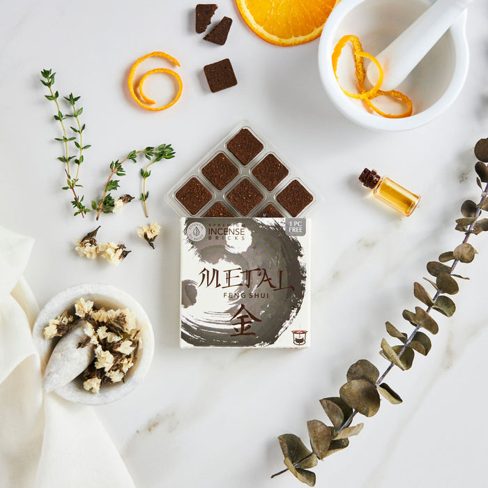 Metal Element - Feng Shui Incense Bricks